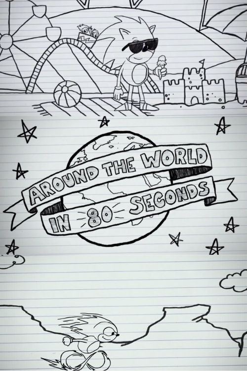 Постер Sonic the Hedgehog - Around the World in 80 Seconds